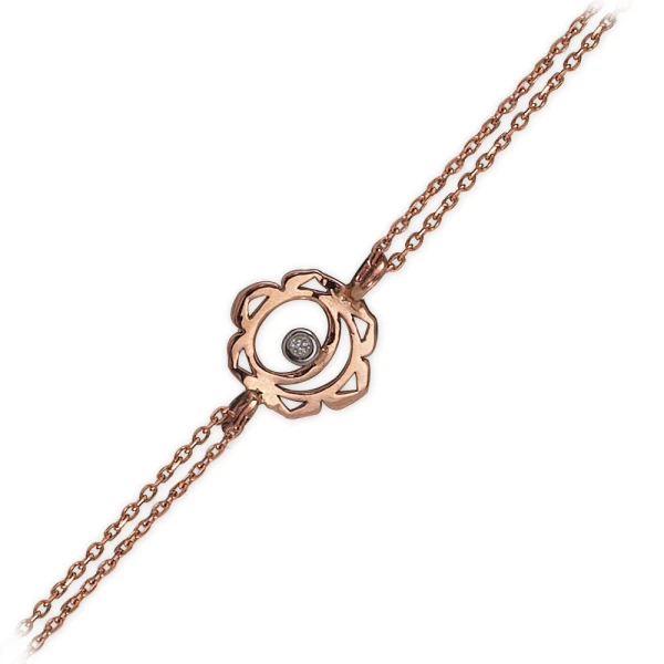 Diamant Sakral-Chakra (Svadhistana) Goldarmband Diamant Sakral-Chakra (Svadhistana) Goldarmband