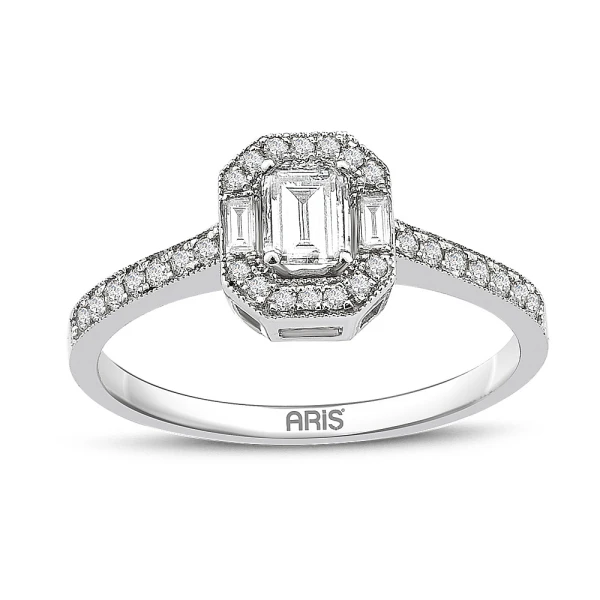 Diamant Fantasie Baguette Ring