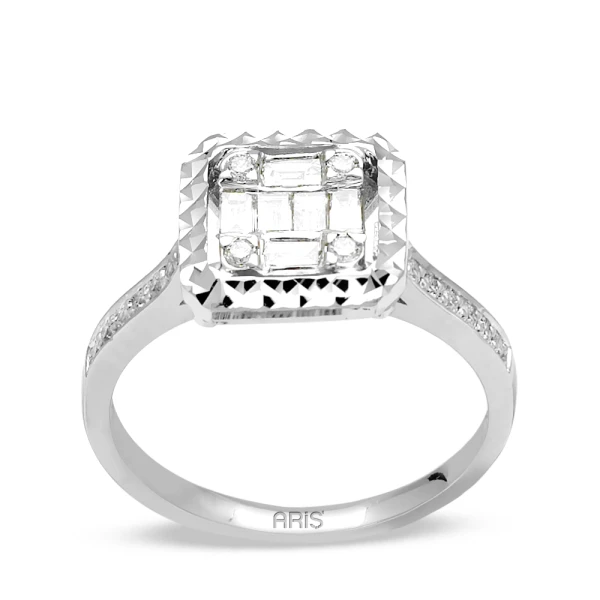 Diamant Fantasie Baguette Ring