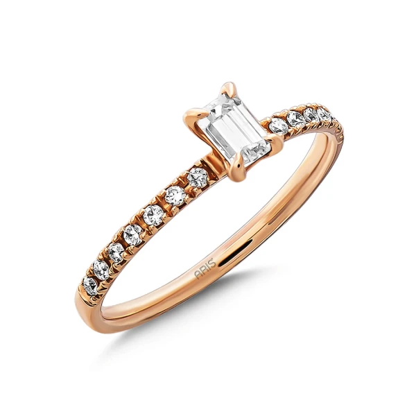 Diamant Fantasie Baguette Ring