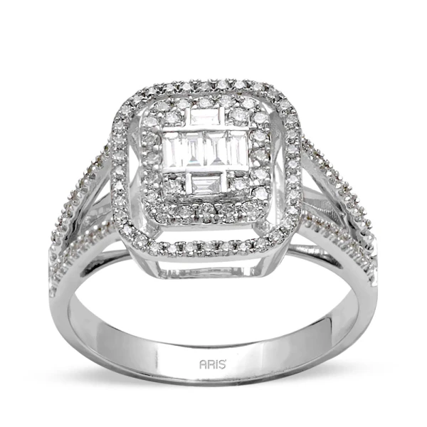 Diamant Fantasie Baguette Ring