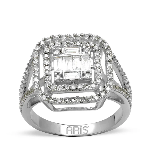 Diamant Fantasie Baguette Ring