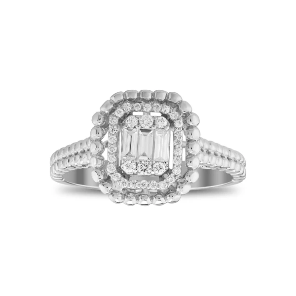 Diamant Fantasie Baguette Ring