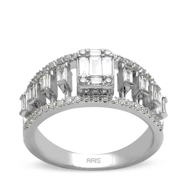Diamant Fantasie Baguette Ring
