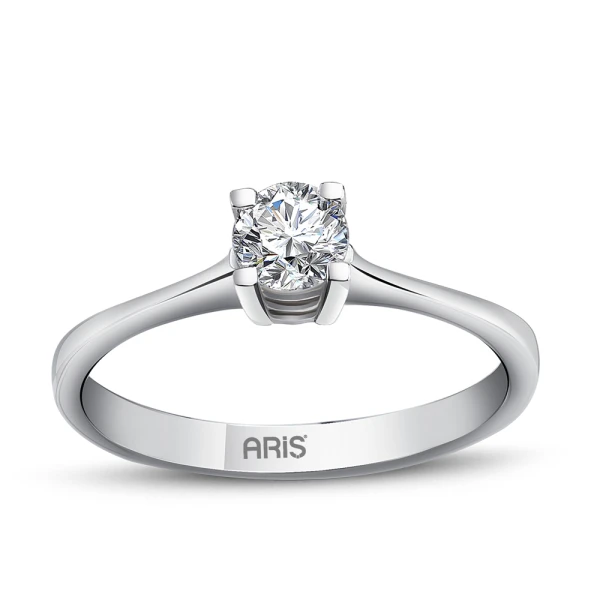 0,35 Karat G-Farbener Diamant Solitärring Ring