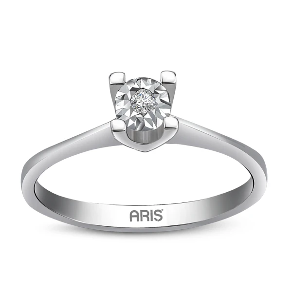 Diamant Miracle Solitärring Ring (0,20 Karat Optik)