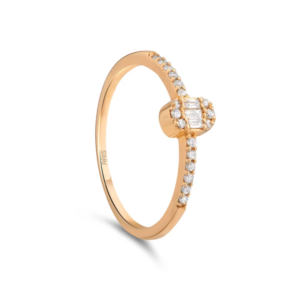 Diamant Fantasie Baguette Ring