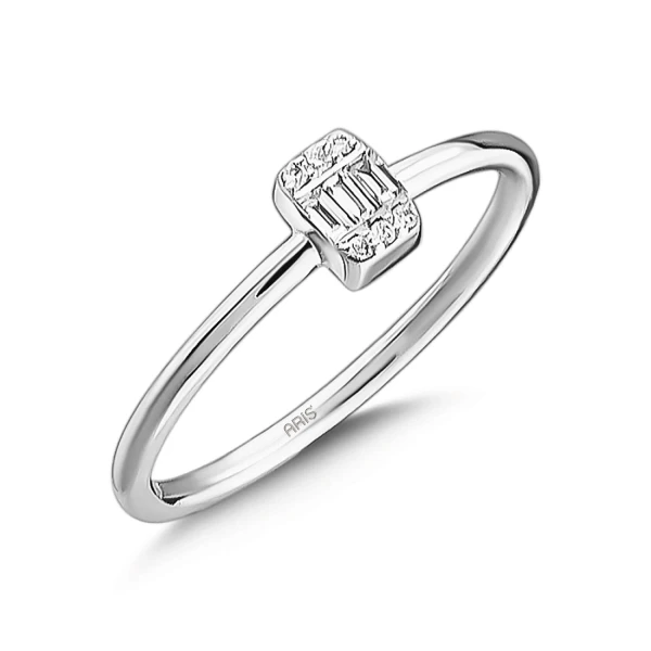 Diamant Fantasie Baguette Ring