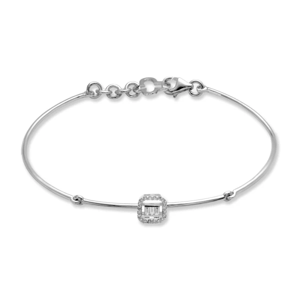 Diamant Fantasie Baguette Armband