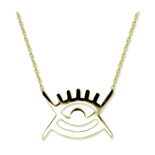 Auge Symbol Goldkette (ABODE SANTANN)