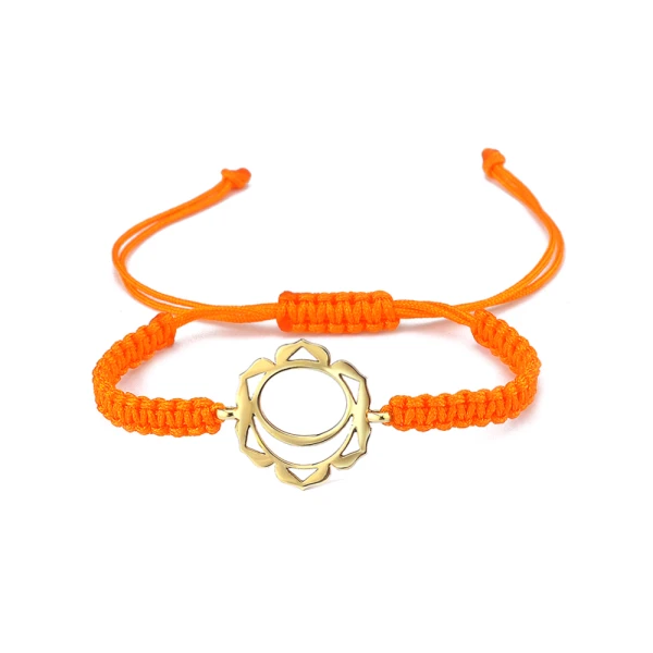 Sakral Chakra (Svadhistana) Goldarmband