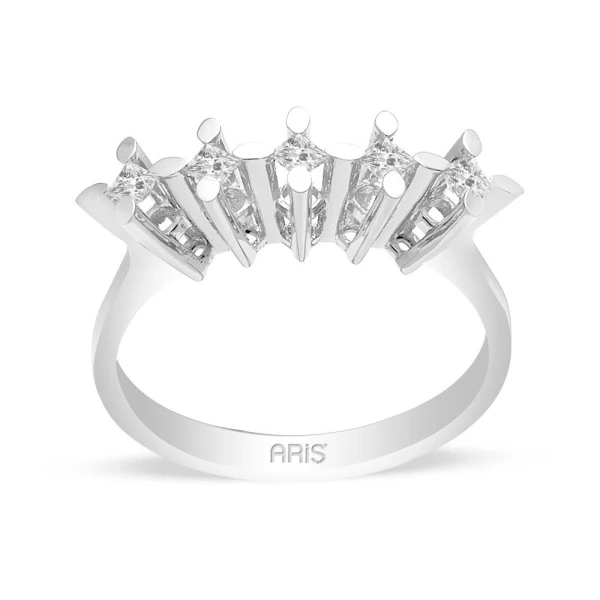 Diamant Prinzess Fünfstein Ring