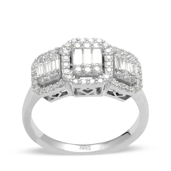Diamant Tria Baguette Ring