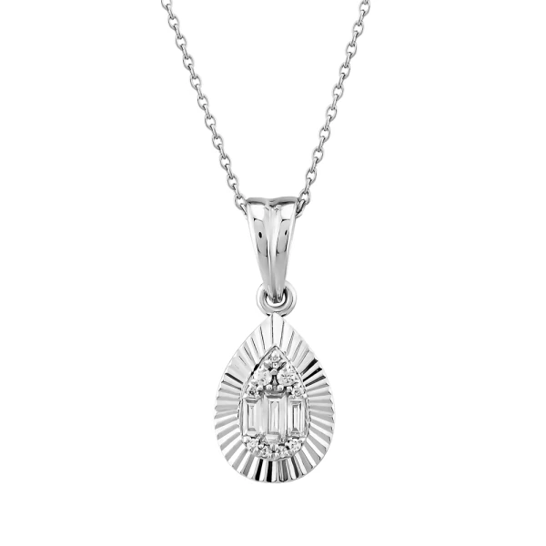 Diamant Baguette Kette