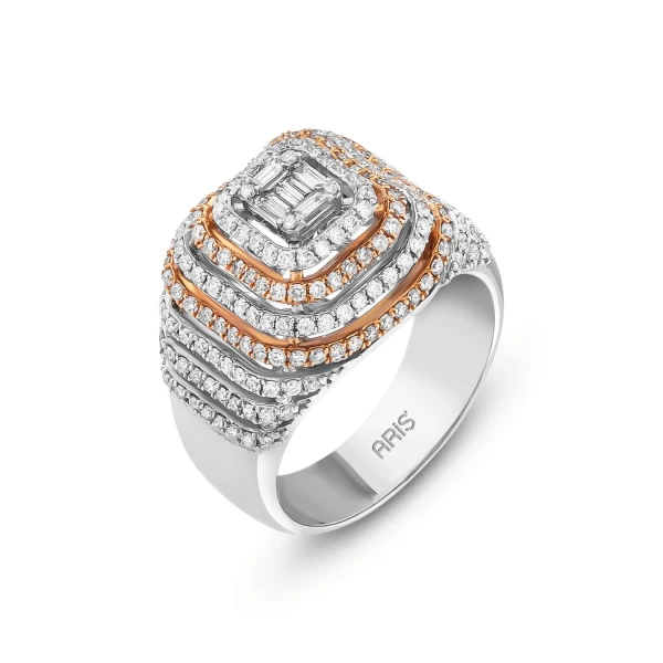 Diamant Fantasie Baguette Ring