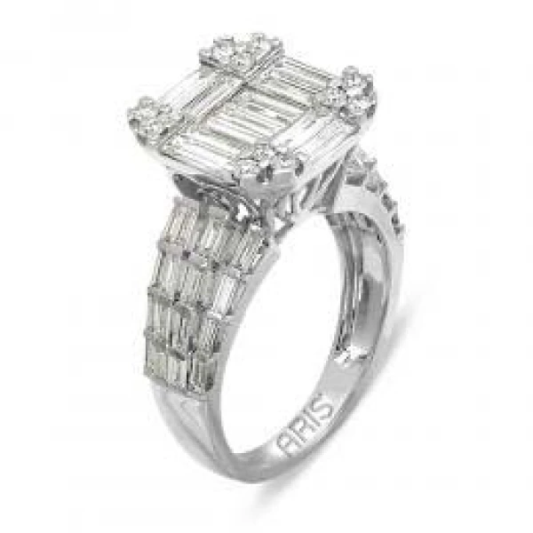 Diamant Fantasie Baguette Ring