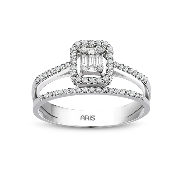 Diamant Fantasie Baguette Ring