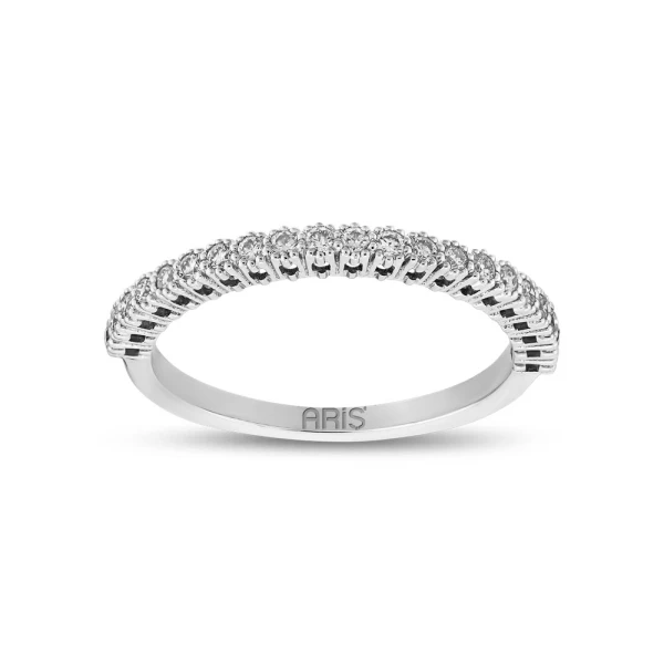 0,27 Karat Diamant Halbkreis Ring