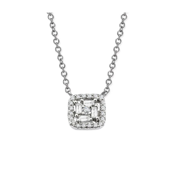 Diamant Baguette Kette