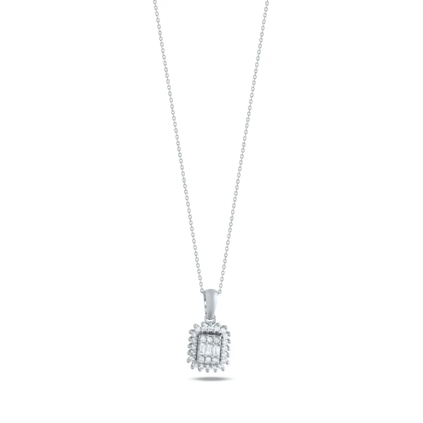 Diamant Baguette Kette