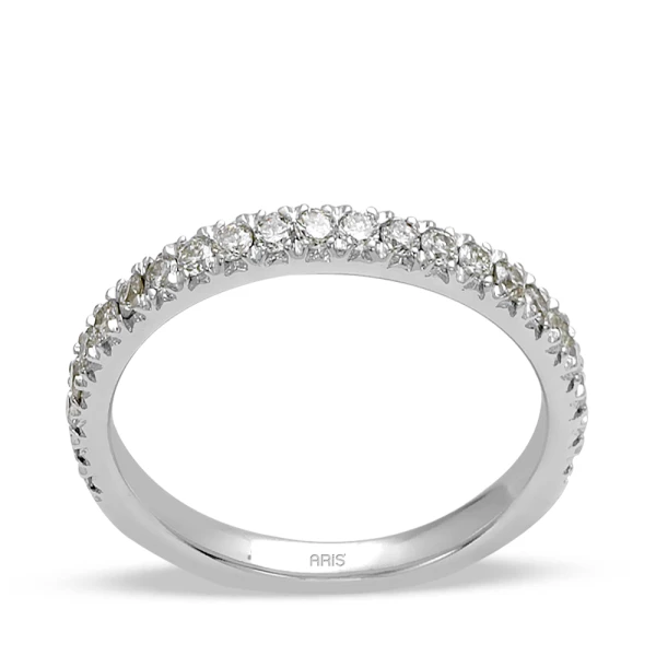 0,50 Karat Diamant Halbkreis Ring