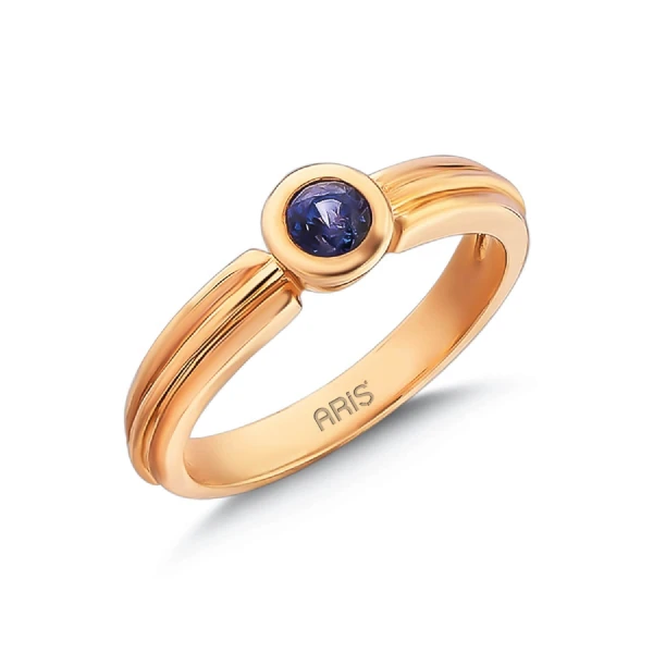0,49 Karat Saphir Stein Ring