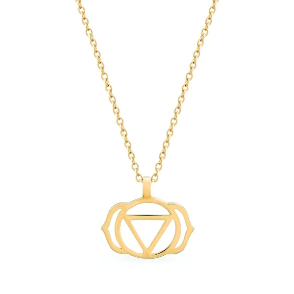 Stirn Chakra Gold Kette