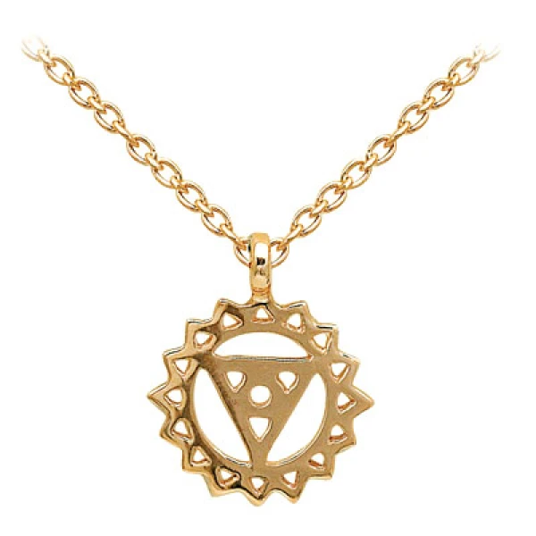 Hals Chakra Gold Kette
