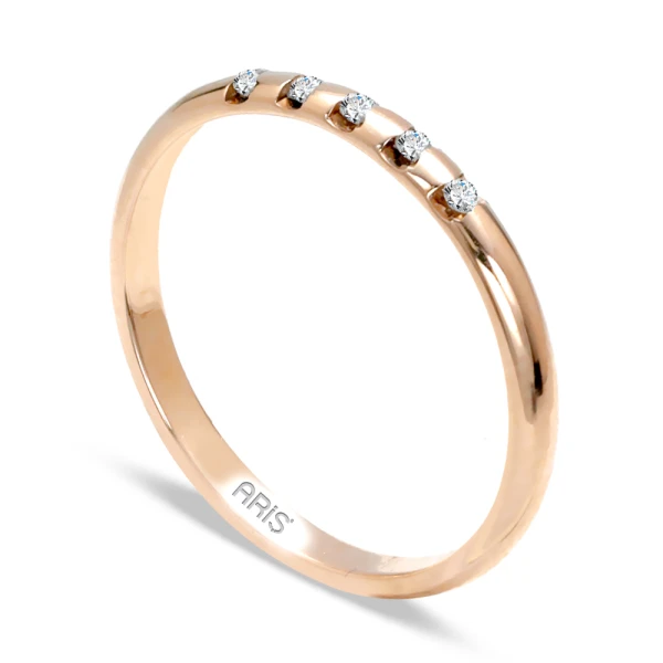 Verlobungsring 5 Steine Diamant Damenmodell Verlobungsring 5 Steine Diamant Damenmodell