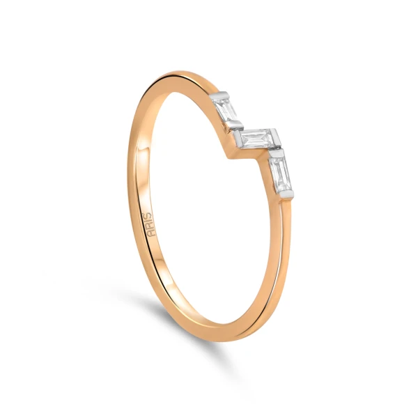 Diamant Fantasie Baguette Ring