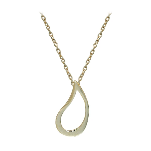 Gold Tropfen Halskette