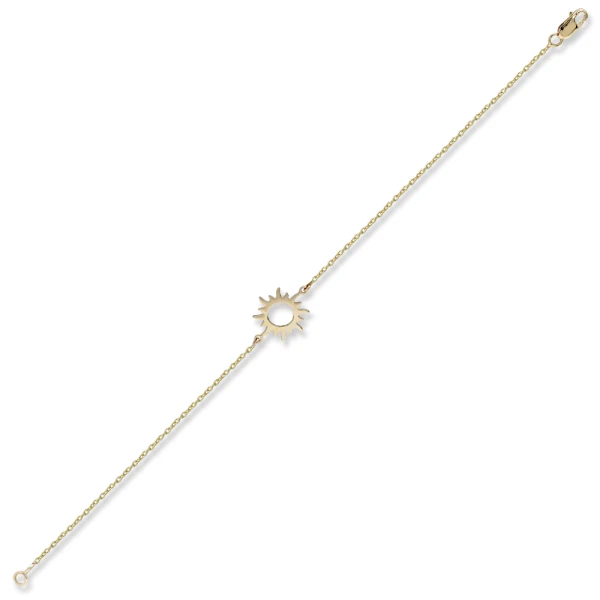 Sonnen Symbol Gold Armband