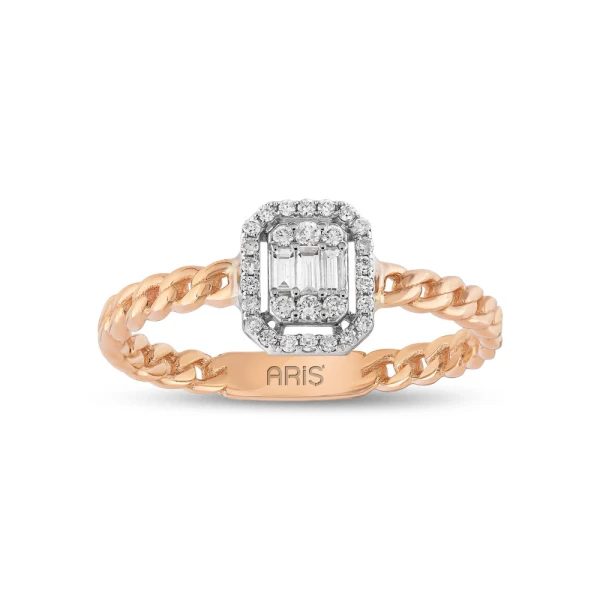 Diamant Fantasie Baguette Ring