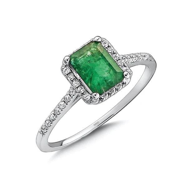 Smaragd Diamant Ring