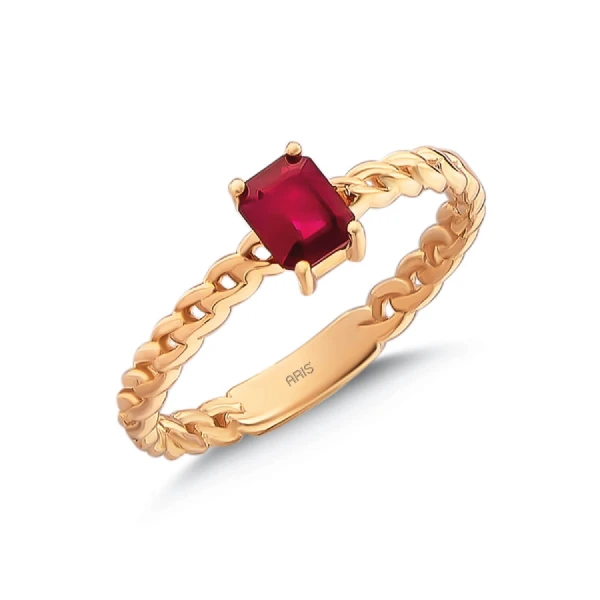 Rubin Gold Ring
