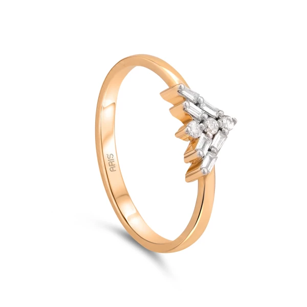 Diamant Fantasie Baguette Ring