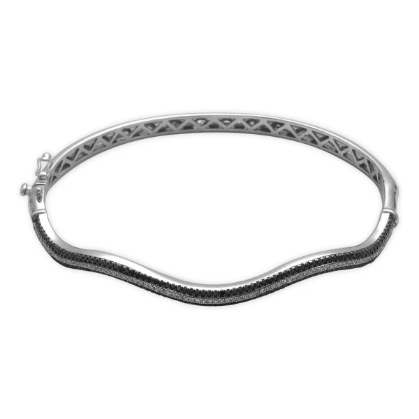 Schwarzer Diamant Armreif
