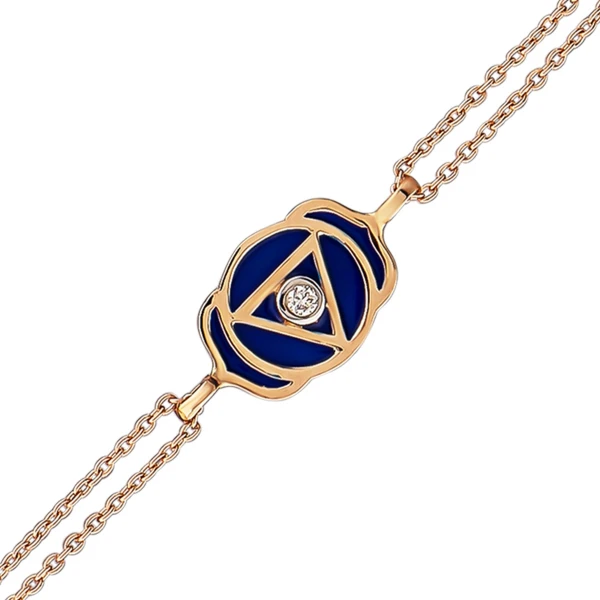 Diamant Stirn Chakra (Ajna) Armband