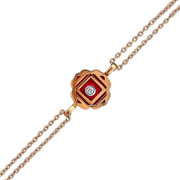 Diamant Wurzel Chakra (Muladhara) Armband