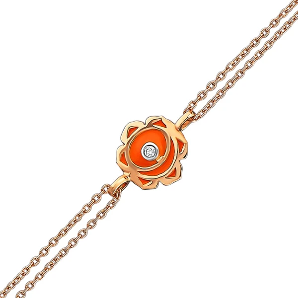 Diamant Sakral Chakra (Svadhıstana) Minenverz. Armband
