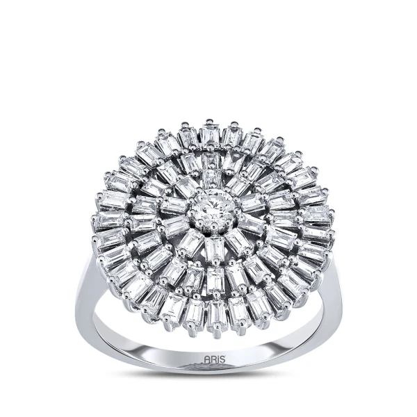 Diamant Fantasie Baguette Ring