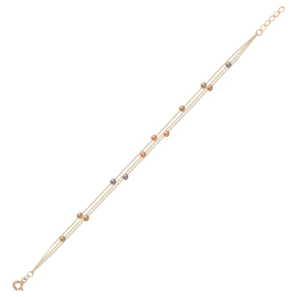Dorika Dreifach Gold Armband