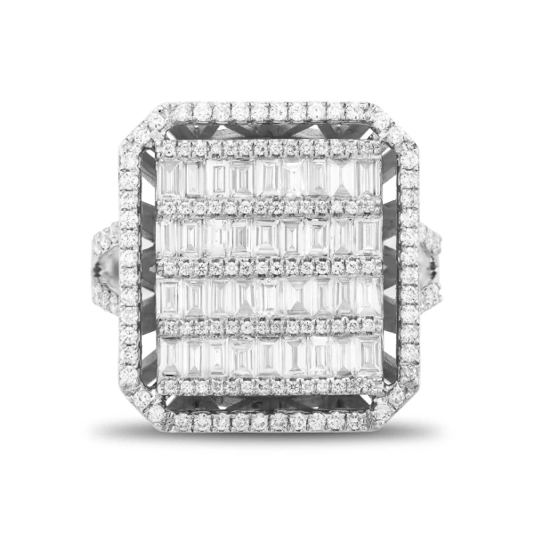 Diamant Fantasie Baguette Ring