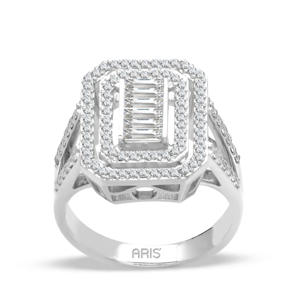 Diamant Fantasie Baguette Ring