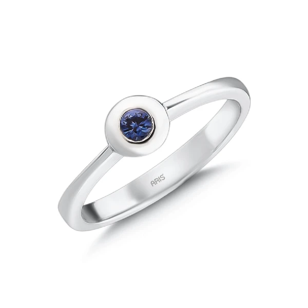 Saphir Solitärring