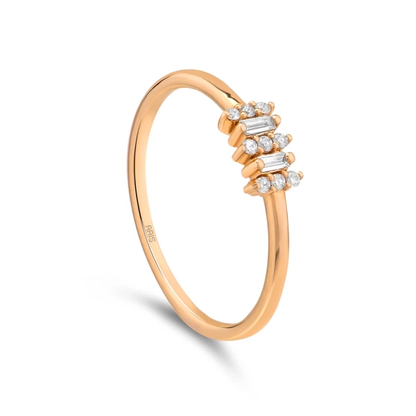 Diamant Fantasie Baguette Ring