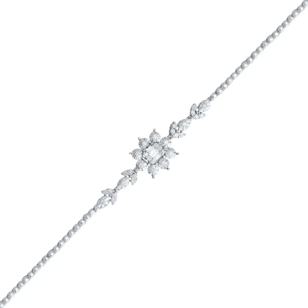 Diamant Fantasie Baguette Armband