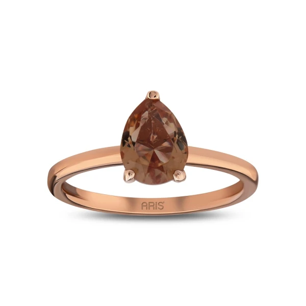 Tropfen Zultanit Stein Ring