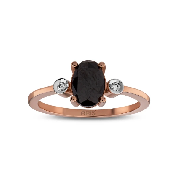 Schwarzer Diamant Ring