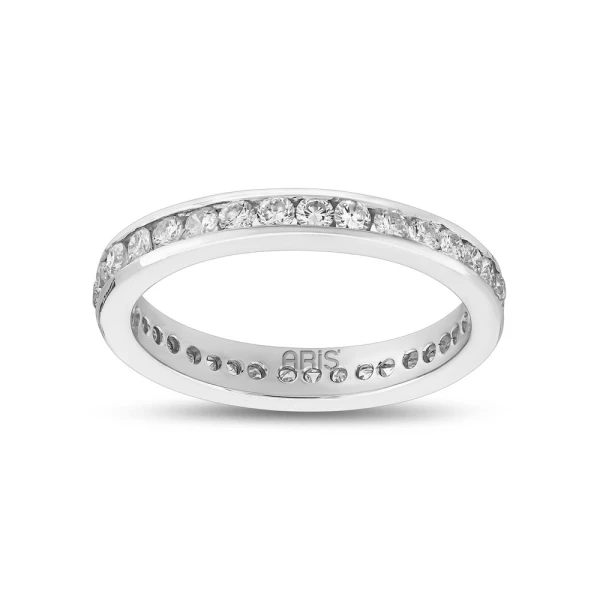 0,63 Karat Diamant Tamtur Kanalring